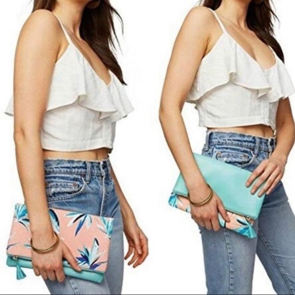 Rachel Pally Floral Reversible Clutch
